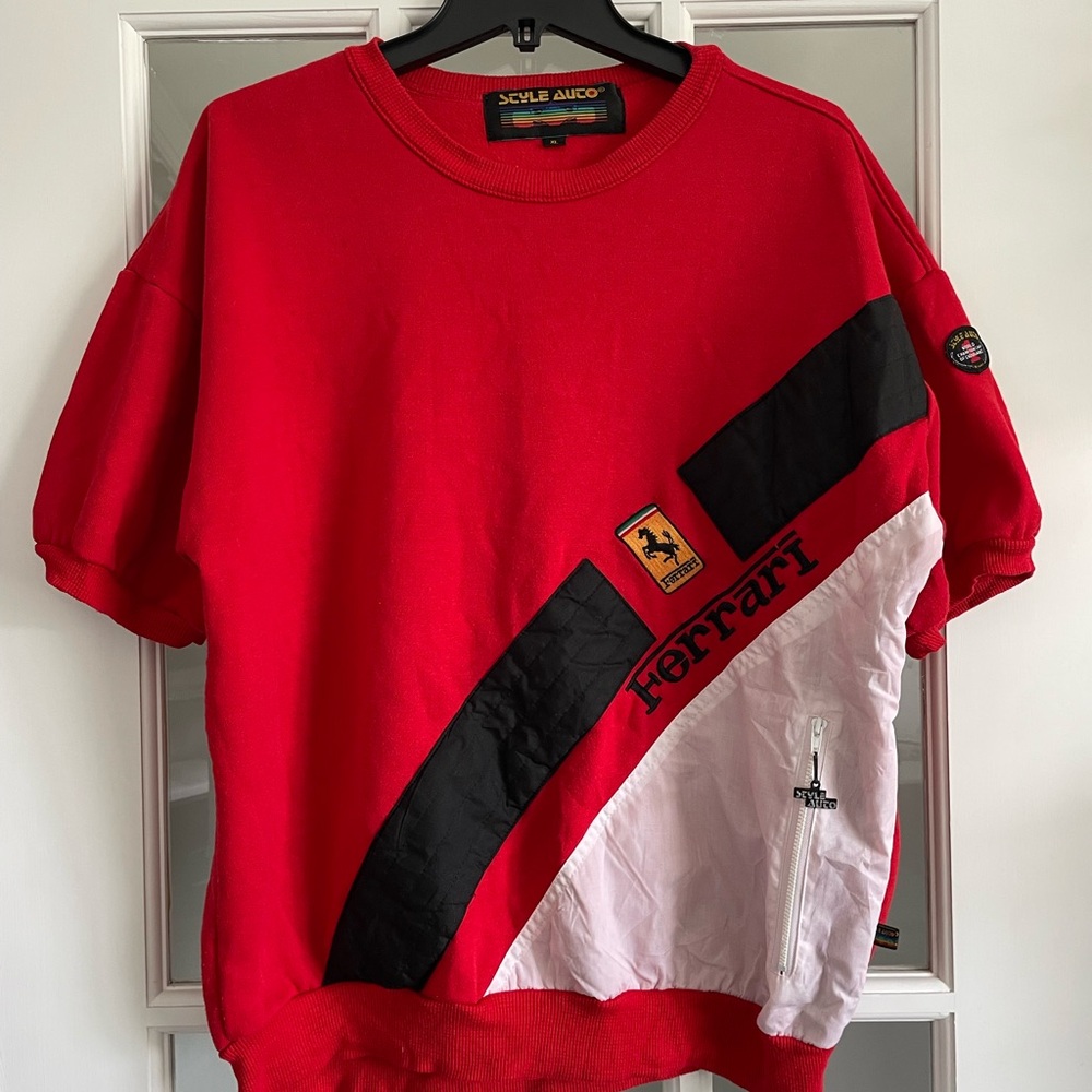 Ferrari Red and Black Sweatshirt